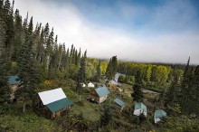 Aerial view of Damdochax River lodge