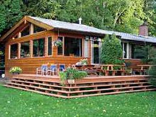 Main lodge at Z-Boat Lodge