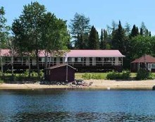 Gods Lake Haven viewed from the lake