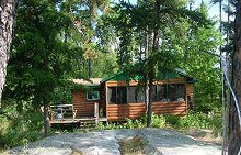 Outpost cabin at Kitchi Island Outposts