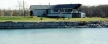 Waterfront main lodge at South Shore Lodge