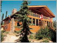 Main lodge building at North Knife Lake lodge