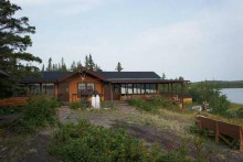 Main lodge building at Frontier Fishing Lodge