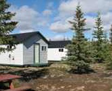 guest cabins at Lac La Martre Adventures