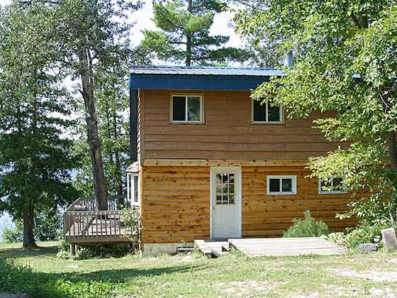 Two story guest cabin at Andy Lake Resort
