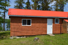 Guest cabin at Branch's Seine River Lodge