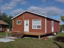 Guest cottages at Brown Bay Camp