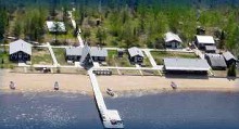 Aerial view of Bull Moose Camp