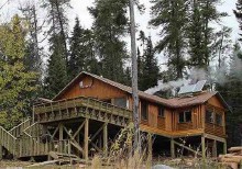 Canadian Fly-In Fishing lodge building