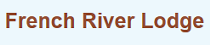 French River Lodge logo