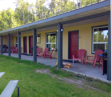 Guest accomodations at Rugby Lake Lodge