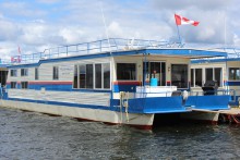 Rental houseboat from Sioux Lookout Floating Lodges