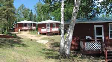 Housekeeping guest cabins at Thunderstock Outfitters