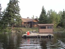 View of Walsten Outposts from lake
