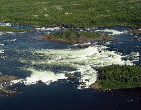 Rapids on the Caniapiscau River
