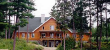Main lodge at Club Trout Lake