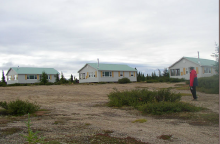 Guest cabins at Delay River Outfitters
