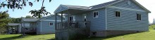 Guest cabins at Eastern Canadian Outfitters