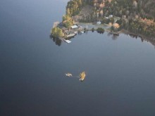 Aerial view of Club Du Lac Portage