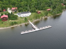 Aerial view of La Reserve Beauchene