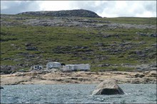 Leaf River Estuary Lodge viewed from river