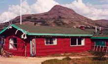 Main lodge at Pyramid Mountain Camp