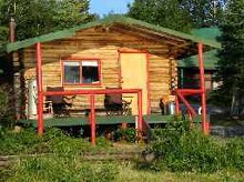 Guest cabin with WiFi at Cornhusker Fishing Camp