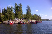 Lloyd Lake Lodge as viewed from lake