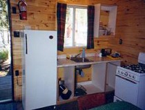 Interior view of cabin at Poplar Point Resort