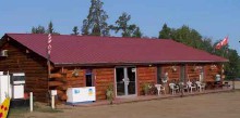 Main lodge at Tobin Lake Resort