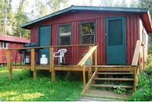 Housekeeping guest cabin at Churchill River Voyageur Lodge